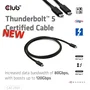 CLUB-3D Cable Thunderbolt 5 Certificado 8K240Hz 120Gbps 1m