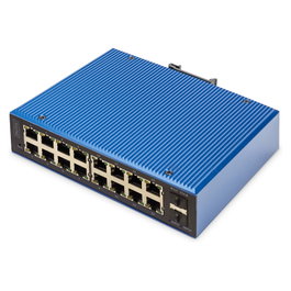 Digitus DN-651158 Conmutador Gigabit Ethernet Industrial L2, 16+2 Puertos