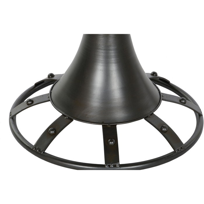 DKD Home Decor Mesita Auxiliar Abeto y Metal Negro