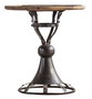 DKD Home Decor Mesita Auxiliar Abeto y Metal Negro