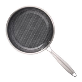 Day Sartén diámetro 24 cm, apta para inducción, vitrocerámica, eléctrica y gas, aluminio y acero inoxidable