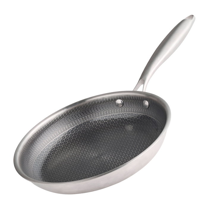 Day Sartén diámetro 24 cm, apta para inducción, vitrocerámica, eléctrica y gas, aluminio y acero inoxidable