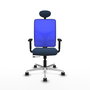 PIQUERAS Y CRESPO Silla de oficina Motilla Azul marino y Azul