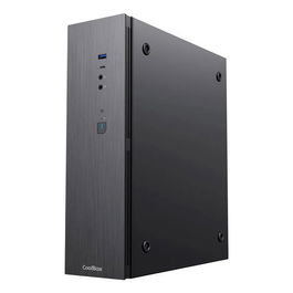 COOLBOX Caja Sobremesa Micro-ATX Slim T370-BZ 300W 80+ Bronze USB 3.0 Negra