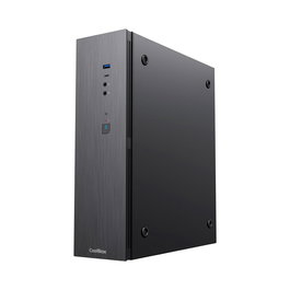 Coolbox Caja Ordenador T370 Slim Micro ATX Negro con Fuente 300W 80+ Bronze y USB 3.2 / USB-C Frontal
