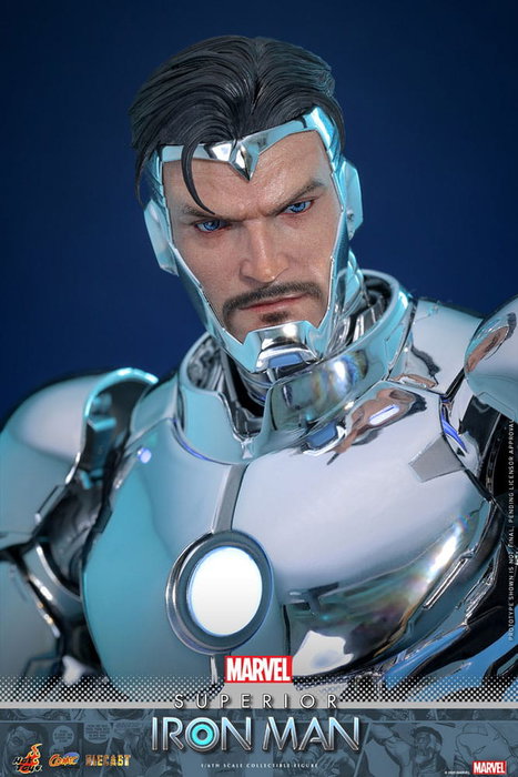 Hot Toys Marvel Superior Iron Man Comic Masterpiece 1/6 Diecast
