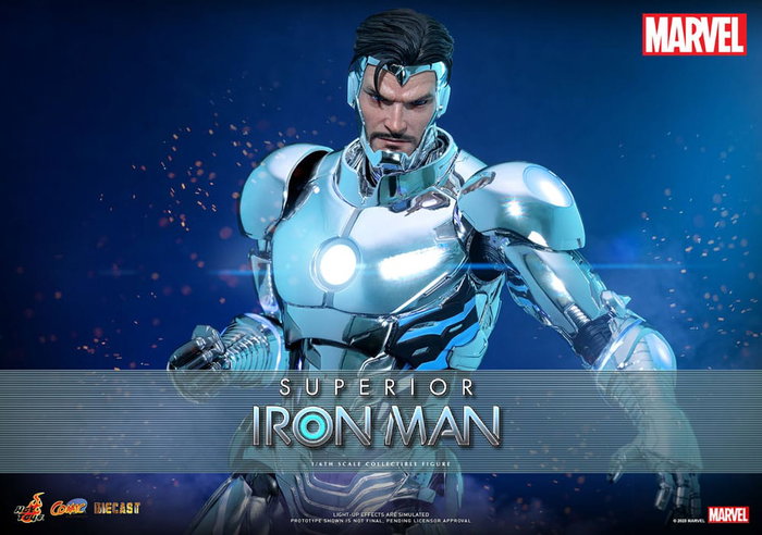Hot Toys Marvel Superior Iron Man Comic Masterpiece 1/6 Diecast