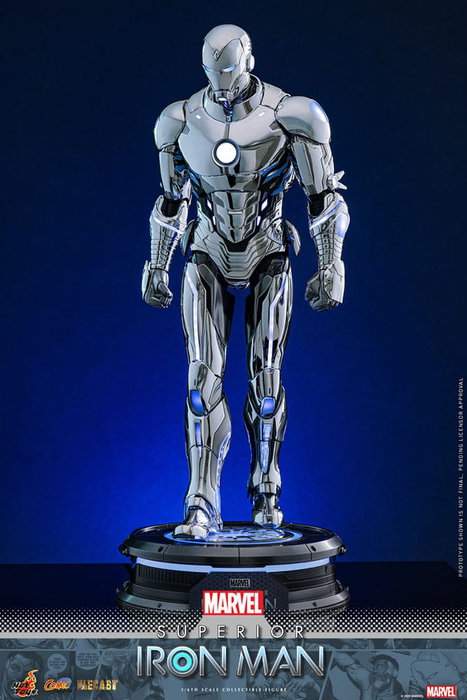 Hot Toys Marvel Superior Iron Man Comic Masterpiece 1/6 Diecast