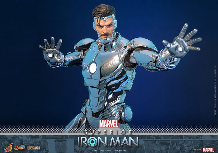 Hot Toys Marvel Superior Iron Man Comic Masterpiece 1/6 Diecast