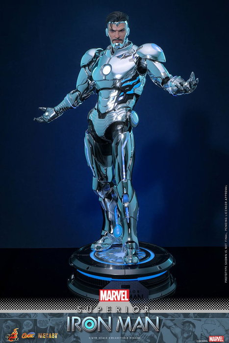 Hot Toys Marvel Superior Iron Man Comic Masterpiece 1/6 Diecast
