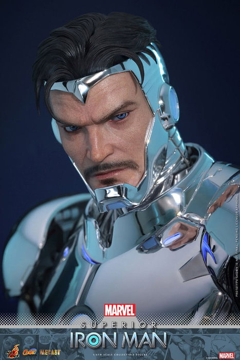 Hot Toys Marvel Superior Iron Man Comic Masterpiece 1/6 Diecast