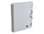 Liderpapel Cuaderno Espiral Micro Executive A4 con Tapa de Plástico Metalizada