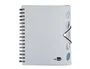 Liderpapel Cuaderno Espiral Micro Executive A4 con Tapa de Plástico Metalizada