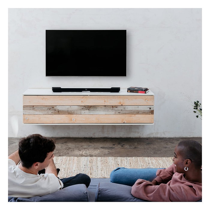 Teufel CINEBAR LUX Soundbar 2.1 Canales, 150W, Bluetooth/Wi-Fi, DTS Dolby Digital, ARC, Color Negro
