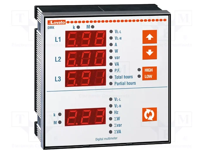 LOVATO ELECTRIC DMK 20 Medidor de parámetros de red digital para panel LOVATO ELECTRIC DMK 20 Medidor de parámetros de red digital para panel