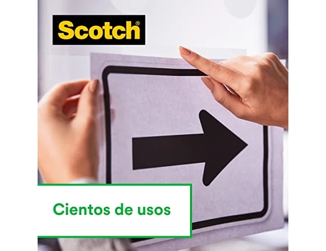 Scotch Magic Invisible Cinta Adhesiva, Pack de 6 unidades, 33 m x 19 mm