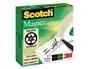 Scotch Magic Cinta Adhesiva Invisible, 33 m x 19 mm, Pack de 6 Unidades, Para Embalar, No Amarillea