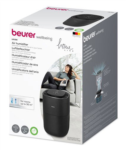 Beurer LB-200 Humidificador de Aire Inteligente hasta 30 m2 con Depósito 3L