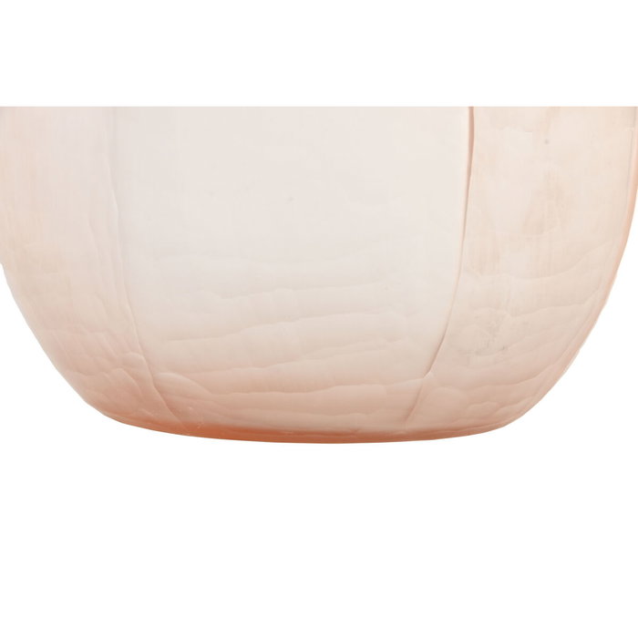 DKD Home Decor Jarrón de Cristal Glaseado Rosa 23x23x44 cm DKD Home Decor Jarrón de Cristal Glaseado Rosa 23x23x44 cm