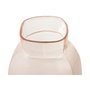 DKD Home Decor Jarrón de Cristal Glaseado Rosa 23x23x44 cm