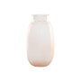 DKD Home Decor Jarrón de Cristal Glaseado Rosa 23x23x44 cm