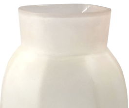 DKD Home Decor Jarrón Moderno Rosa Cristal 23 x 44 x 23 cm