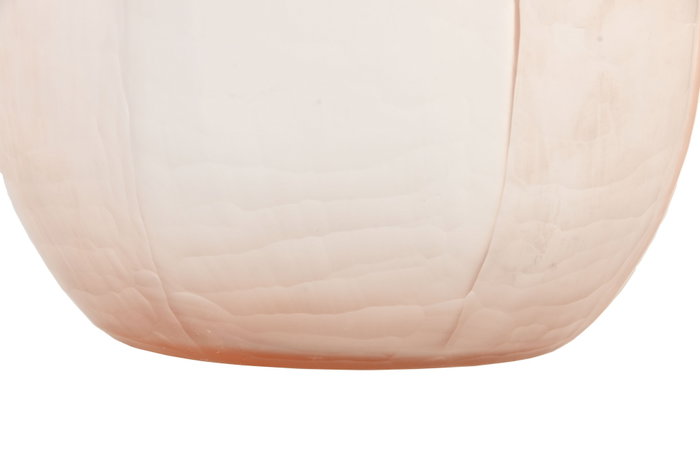 DKD Home Decor Jarrón de Cristal Glaseado Rosa 23x23x44 cm DKD Home Decor Jarrón de Cristal Glaseado Rosa 23x23x44 cm