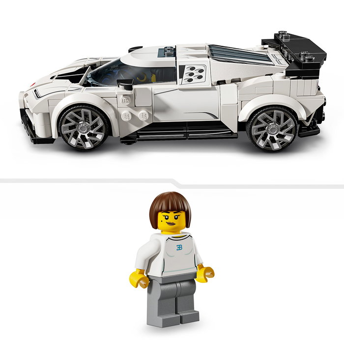 LEGO Speed Champions Hiperdeportivo Bugatti Centodieci 77240 - Maqueta para Construir con Minifigura para Mayores de 9 Años LEGO Speed Champions Hiperdeportivo Bugatti Centodieci 77240 - Maqueta para Construir con Minifigura para Mayores de 9 Años