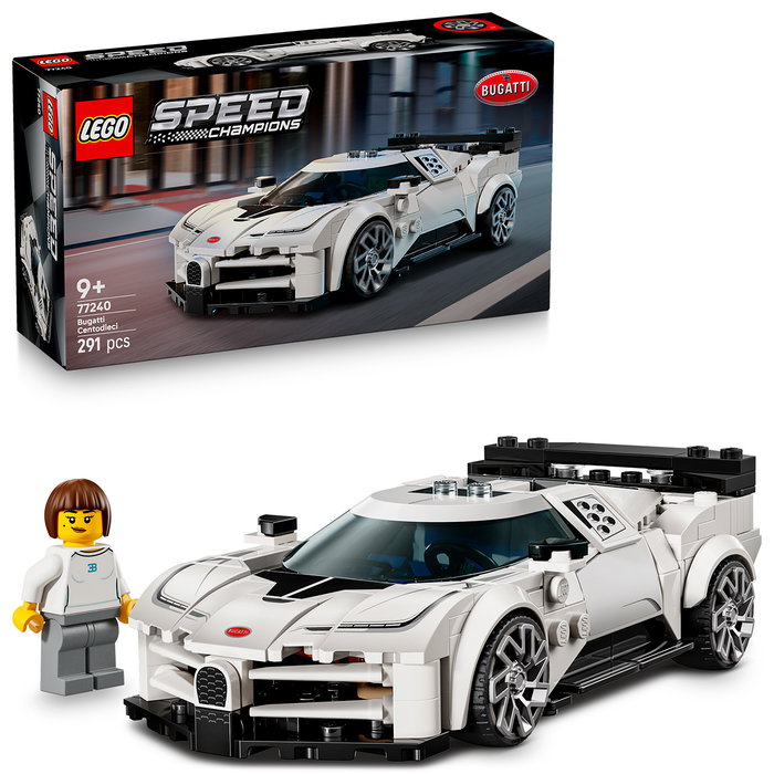 LEGO Speed Champions Hiperdeportivo Bugatti Centodieci 77240 - Maqueta para Construir con Minifigura para Mayores de 9 Años LEGO Speed Champions Hiperdeportivo Bugatti Centodieci 77240 - Maqueta para Construir con Minifigura para Mayores de 9 Años