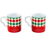 Bialetti Set 2 Mug Tricolore Multicolor