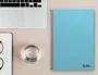 Liderpapel Cuaderno Espiral A4 Smart Tapa Blanda 80 Hojas 75g Cuadro 4mm Celeste