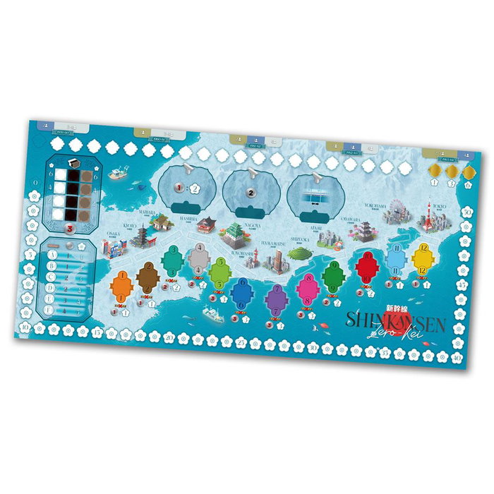 Ludonova Shinkansen Zero-Kei - Juego de Mesa Estratégico de Construcción, 2-4 Jugadores, +12 Años, 45 Min, Cartas y Gestión, Referencia LDNV420001, Idioma Español