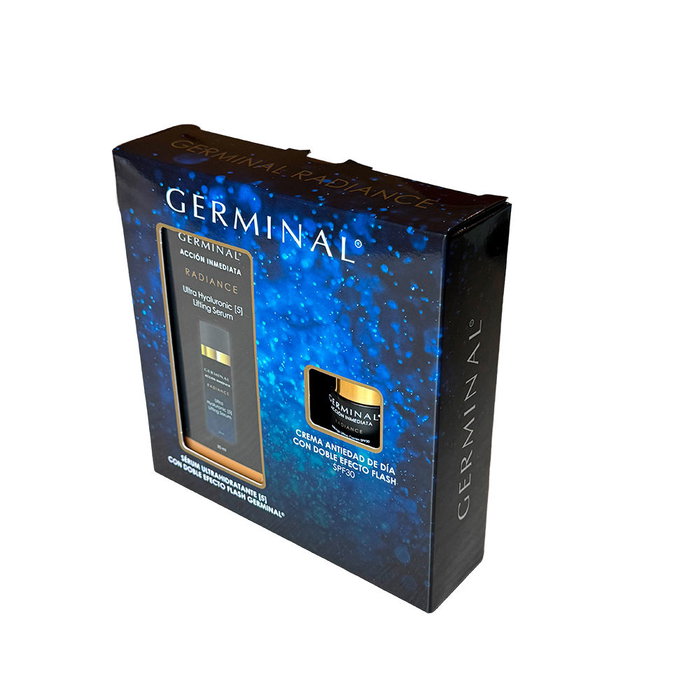 Germinal ACCION INMEDIATA RADIANCE Acido Hialuronico Serum con 5 Tipos de Acido Hialuronico y Doble Accion Lifting, Estuche 2 pz