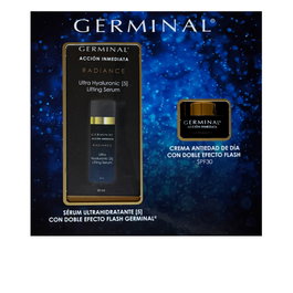 Germinal ACCION INMEDIATA RADIANCE Acido Hialuronico Serum con 5 Tipos de Acido Hialuronico y Doble Accion Lifting, Estuche 2 pz