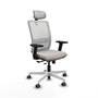 PIQUERAS Y CRESPO Silla de oficina Haches Blanco con mecanismo Sincro/Traslack
