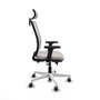 PIQUERAS Y CRESPO Silla de oficina Haches Blanco con mecanismo Sincro/Traslack