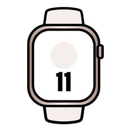 Apple Watch Series 11 GPS 46mm - Aluminio Rosa con Correa Deportiva Rosa Claro (Talla S/M) - Modelo MEV64QL/A