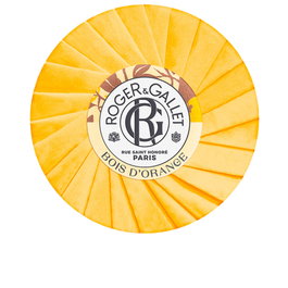 Roger & Gallet Jabón Perfumado Bois d'Orange - 3 Unidades de 100 g - Jabón Redondo Tradicional con Notas de Jengibre, Bayas Rosas y Cítricos
