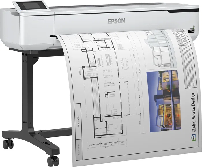 Epson SureColor SC-T5100 con soporte, 36 pulgadas, Blanco Epson SureColor SC-T5100 con soporte, 36 pulgadas, Blanco