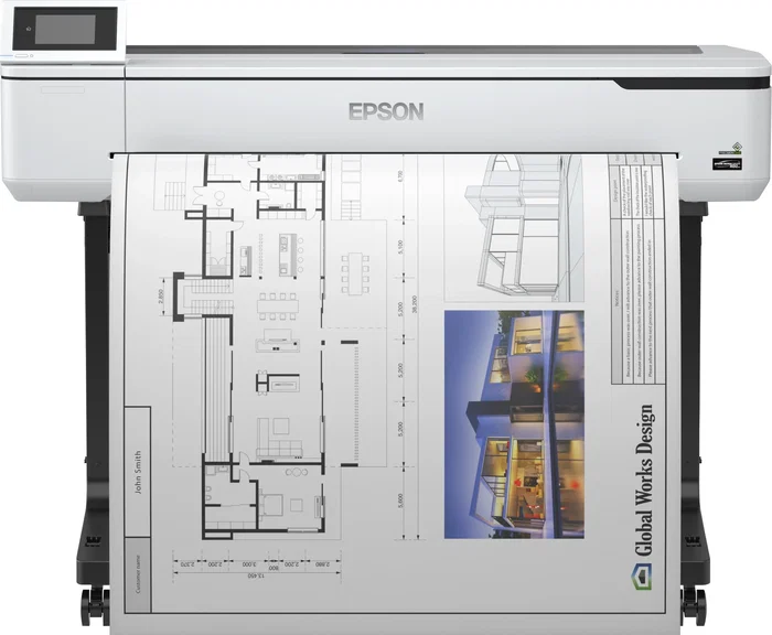 Epson SureColor SC-T5100 con soporte, 36 pulgadas, Blanco Epson SureColor SC-T5100 con soporte, 36 pulgadas, Blanco