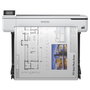Epson SC-T5100 - Impresora A0+ Inyección Tinta Wireless con Base, PrecisionCore, 2400 x 1200 DPI, ESC/P-R, para Mac/Windows, Blanco