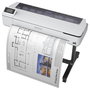 Epson SC-T5100 - Impresora A0+ Inyección Tinta Wireless con Base, PrecisionCore, 2400 x 1200 DPI, ESC/P-R, para Mac/Windows, Blanco