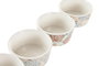 DKD Home Decor Set de 5 Aperitivos Ivy&daisy 2022 Gres y Bambú Verde/Beige