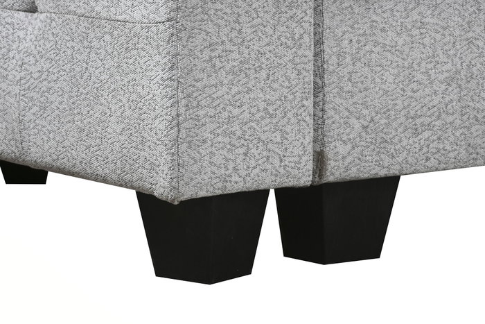 DKD Home Decor Sofá Cama Moderno Chaiselongue Gris 242 x 86 x 307 cm