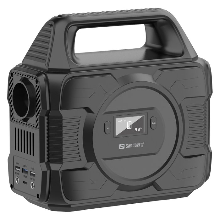 Sandberg Power Station AC300 296Wh 80000mAh 300W Portátil Exteriores Negro 3,26kg Sandberg Power Station AC300 296Wh 80000mAh 300W Portátil Exteriores Negro 3,26kg