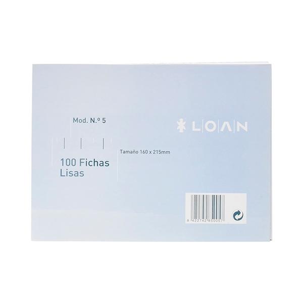 Loan Fichas Rayadas Nº5 16x21,5cm Loan Fichas Rayadas Nº5 16x21,5cm