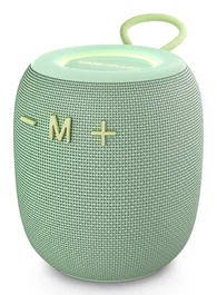 Energy Sistem Bloom Altavoz Portátil Bluetooth 10W, 18h Batería, Resistente al Agua IPX6, Luces LED, Tecnología True Wireless Stereo, Color Menta