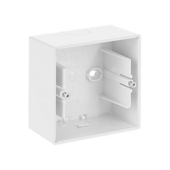 BUSCH-JAEGER BJ 1701-914, Aparato de Montaje Alpinweiß con Tapa para Marco SI, Accessorio para Interruptores Busch-balance