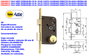 Yale Cerradura de Embutir 50 HL 45x70 con Doble Cilindro y Picaporte Reversible