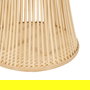 Farol Portavelas Natural Bambú 20 X 20 X 50 cm (Set de 2)